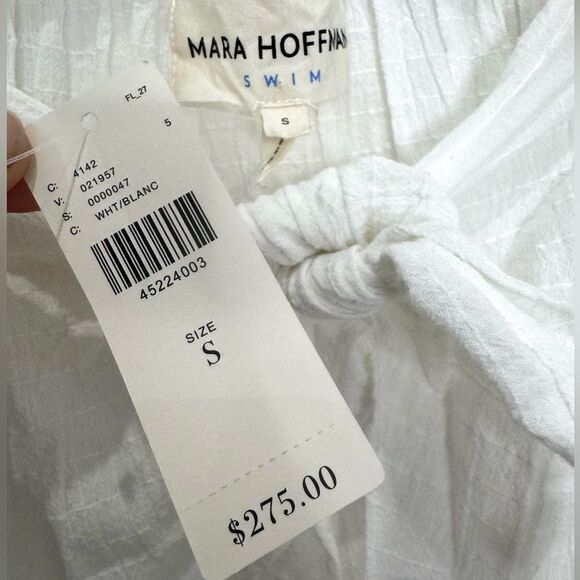 NWT MARA HOFFMAN Kamala Cover Up dress in Ivory - Picture 13 of 14